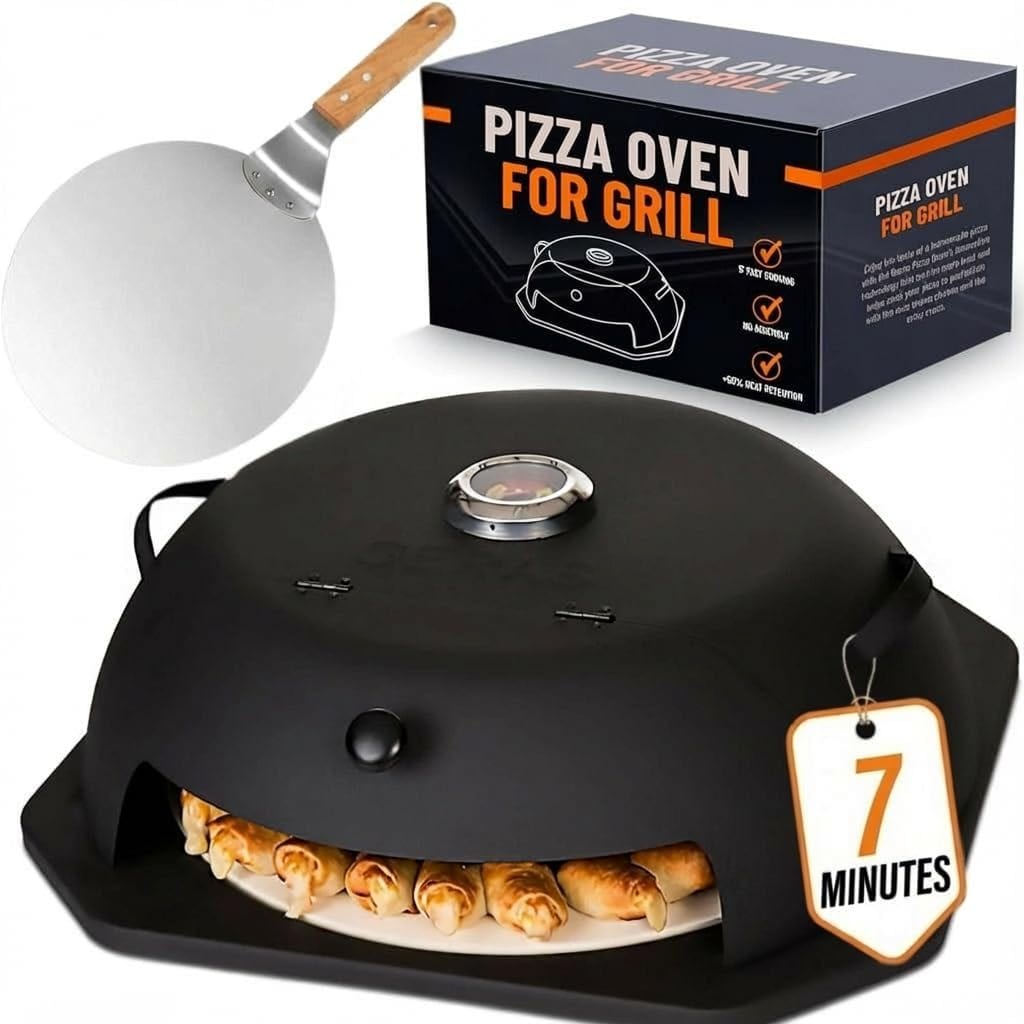 Geras HeatGuard Pro Outdoor Pizza Oven for Grill