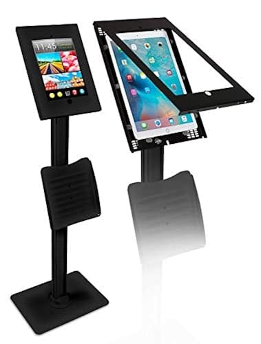 Mount-It! Anti-Theft iPad Floor Stand for iPad Pro 12.9 | Secure Portable Floor Stand