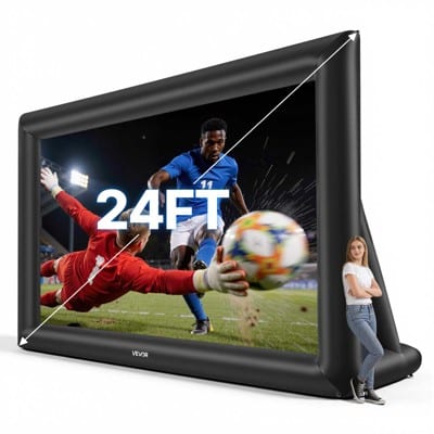 24FT INFLATABLE MEGA MOVIE SCREEN FRONT OR REAR PROJECTION