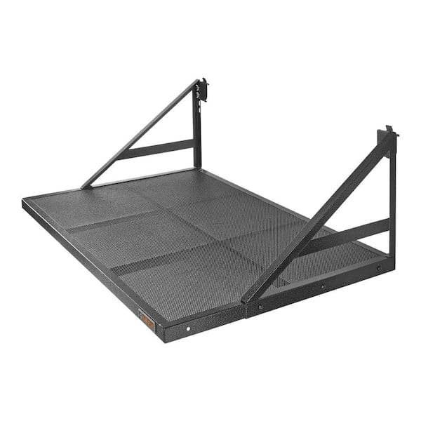 Premier Series 45 in. W x 30 in. D Black Mounted Max GearLoft Steel Garage Shelf in Hammered Granite