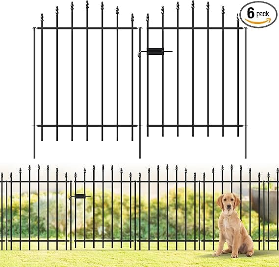 OREHOGAR Beautify Home Garden Fence 6 Panels GNG3624-6