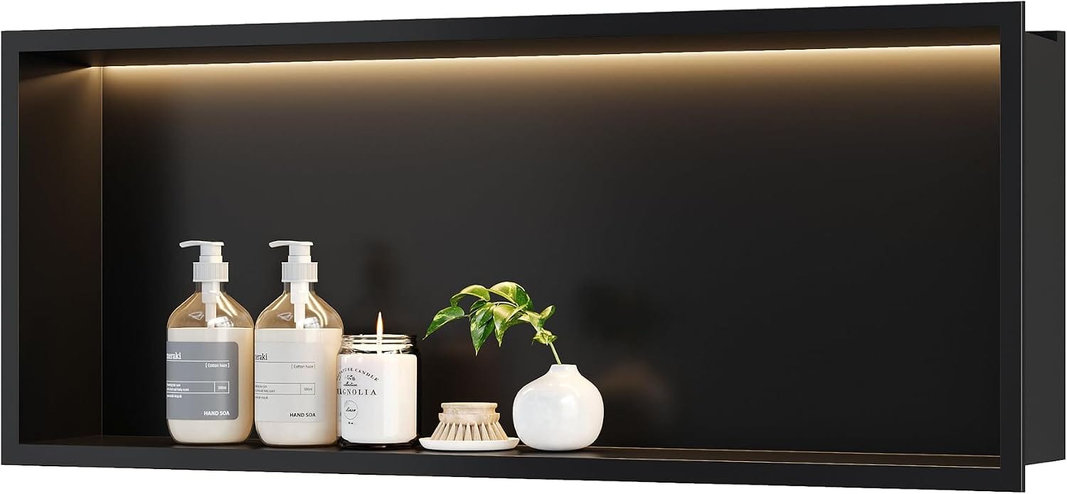 QEKE BAL-3612-BR LED Stainless Niche